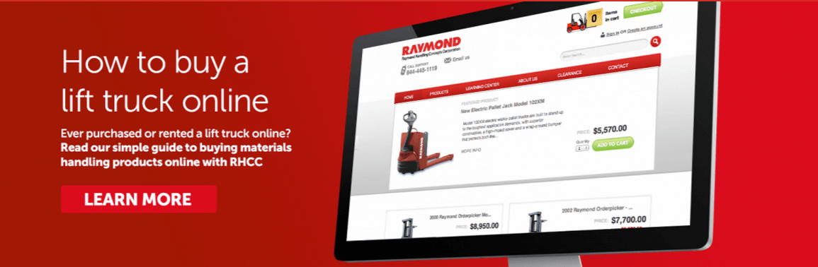 Materials handling web sites: Best practices