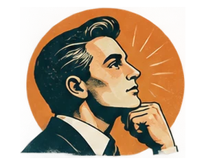 Retro-future illustration representing human expertise
